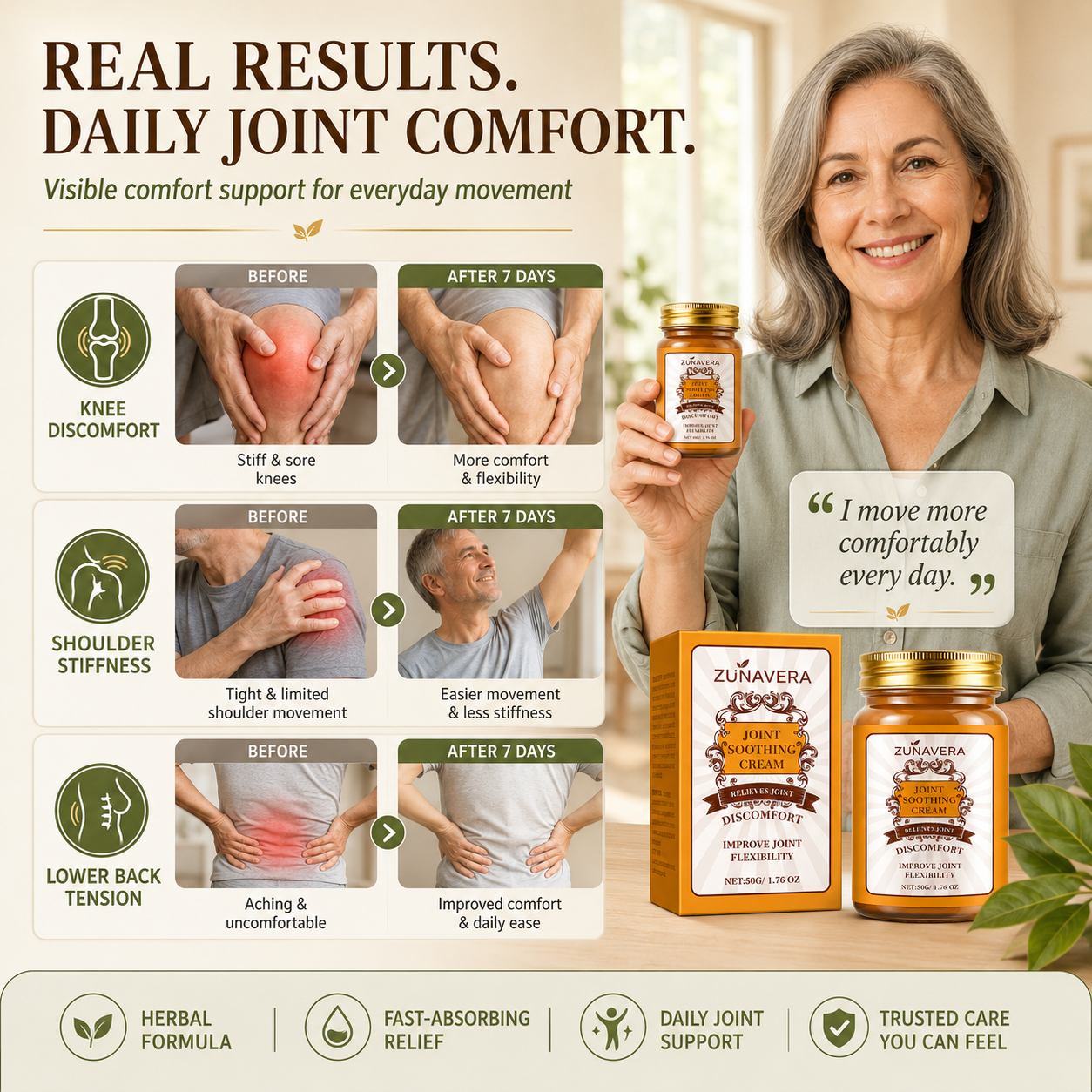 ππ»ββοΈ Joint Soothing Cream β Relieve Pain. Restore Flexibility. Rebuild Elasticity-Q1