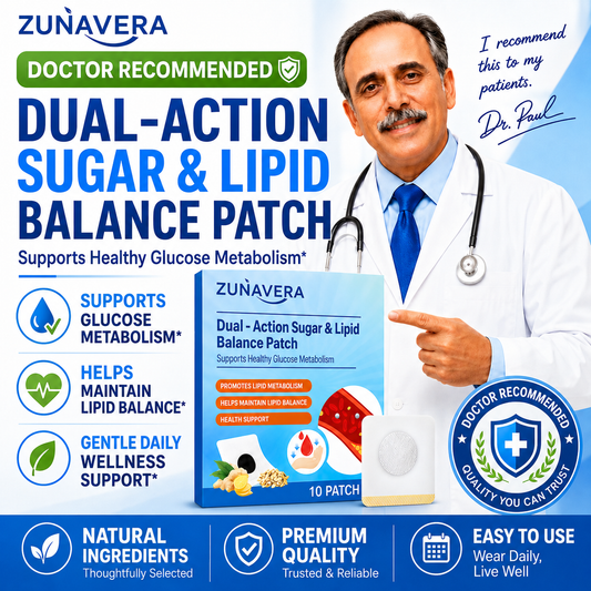 🌿 Dual-Action Sugar & Lipid Balance Patch — Balance Sugar. Support Lipids. Reclaim Your Energy.-Zuckerberg