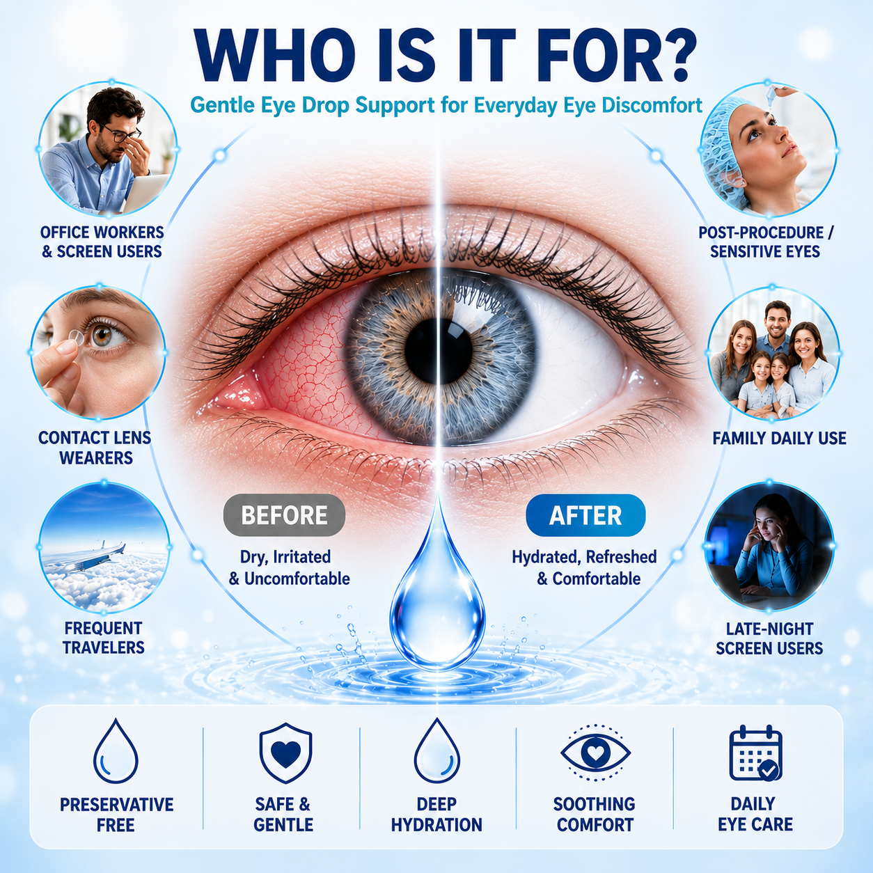 👁️ EELHOE Sterile Eye Drops -Q1