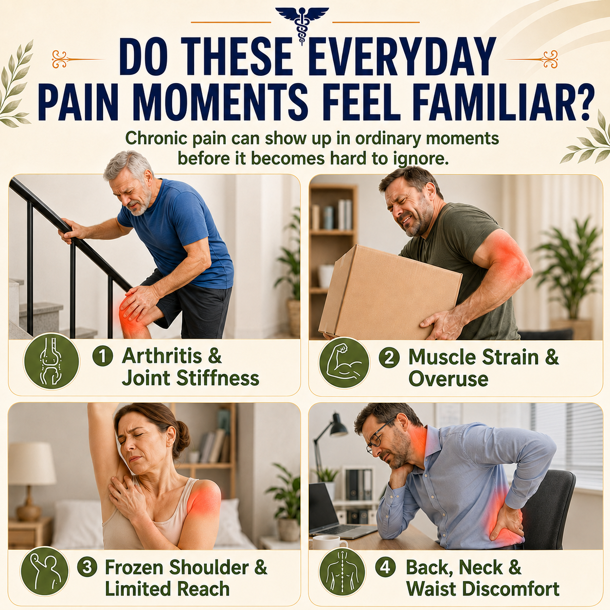 🌿 Pain Relief Patch — 12 Hours of Penetrating Heat That Works Deep — Soothes Arthritis, Muscle Strain & Frozen Shoulder Naturally-Q1