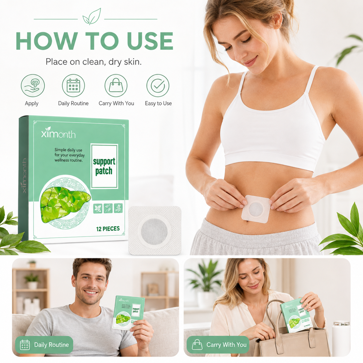 Support Patch – Everyday Comfort & Wellness Patches
