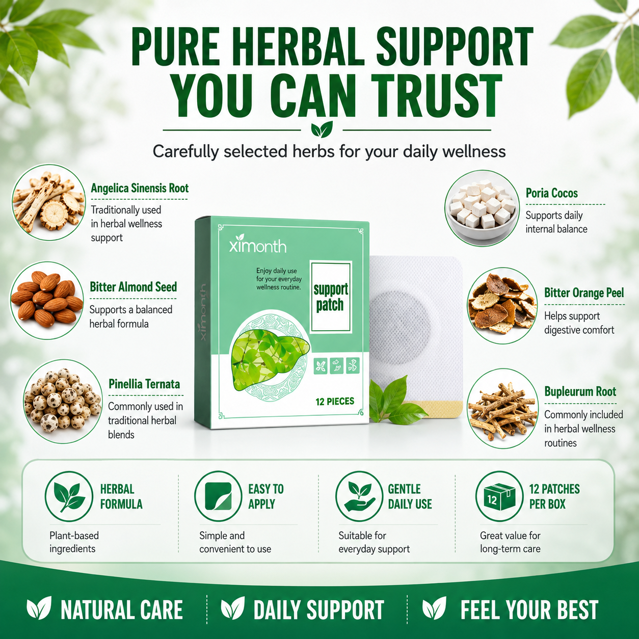 Support Patch – Everyday Comfort & Wellness Patches