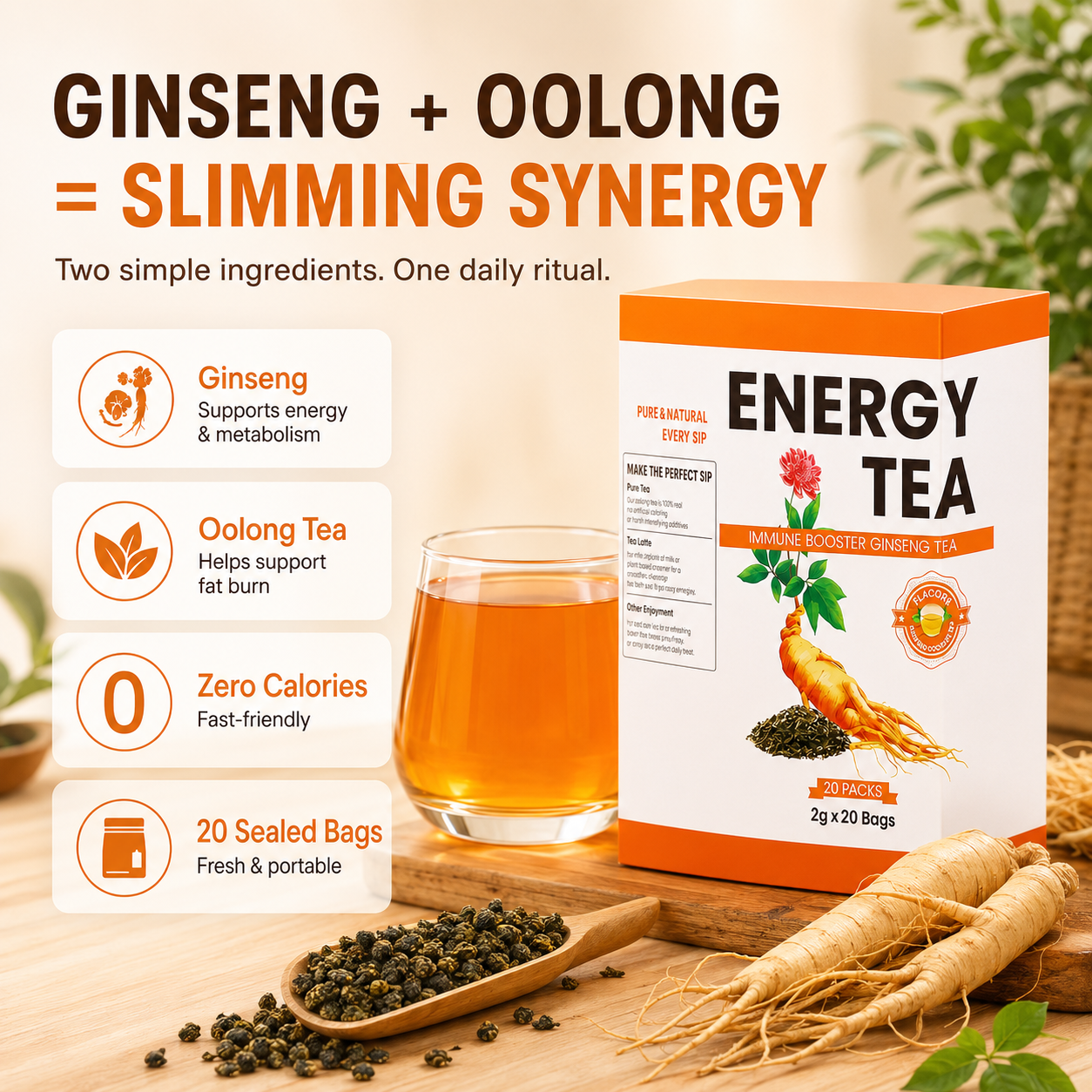 🍵 Energy te Double Ginseng Oolong-Sip Your Way Slim-Q1