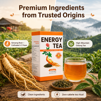 🍵 Energy te Double Ginseng Oolong-Sip Your Way Slim-Q1