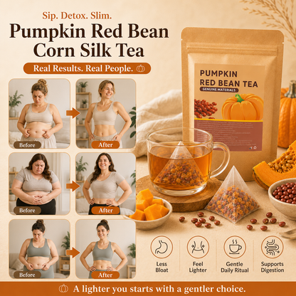 🌽Pumpkin Red Bean Corn Silk Tea-☁️ Feel Lighter Every Day-Q1