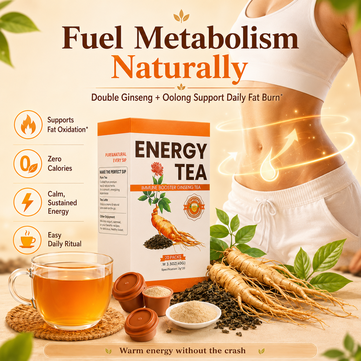 🍵 Energy te Double Ginseng Oolong-Sip Your Way Slim-Q1