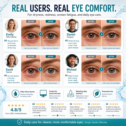 👁️ Clearer Vision Starts Here — Relieve Blurry Eyes with Soothing, Nourishing Drops-CU