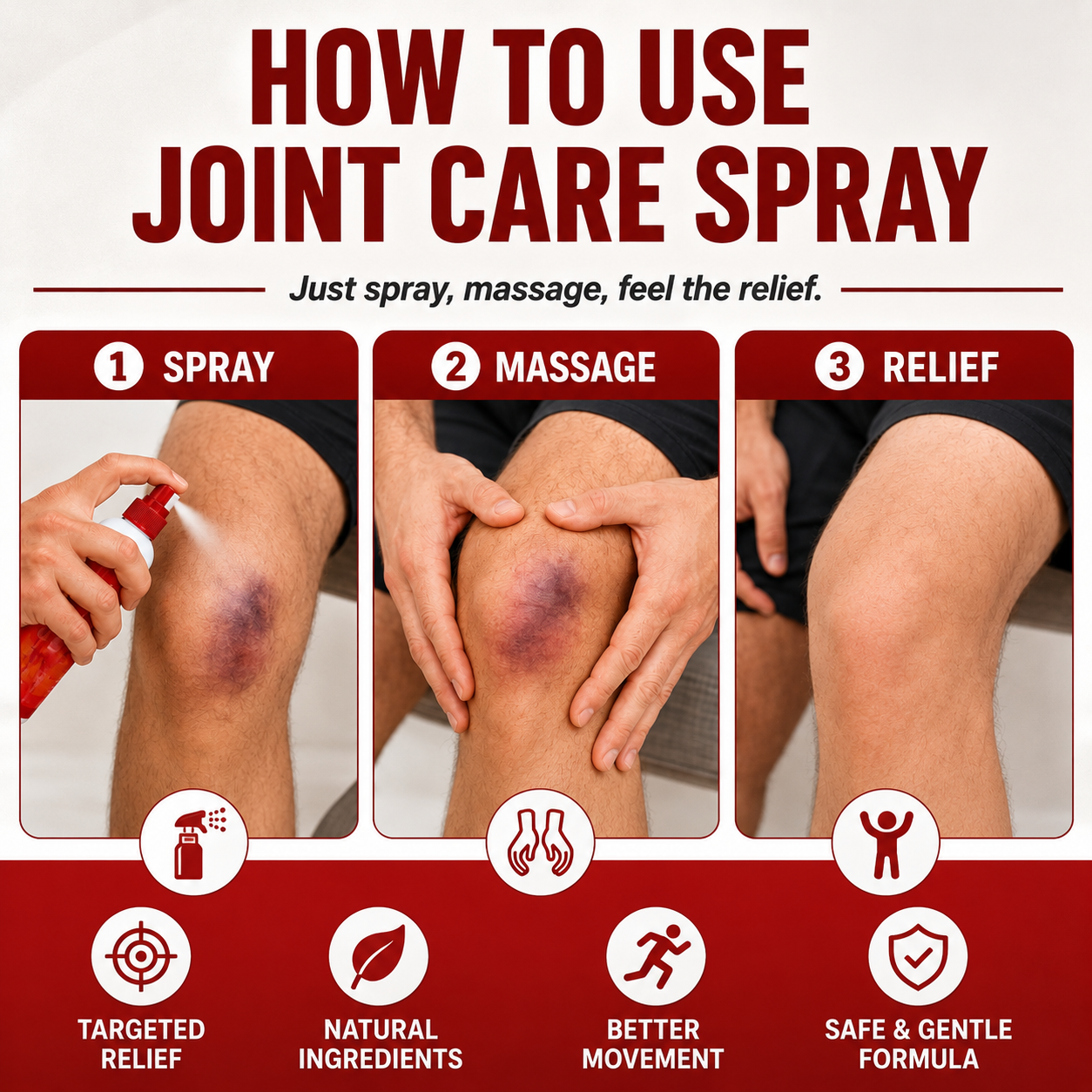 🏃 Joint Care Spray-Spray Away Joint Pain — For Back, Knees, Neck & Beyond-Q1