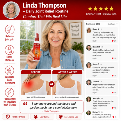 🏃 Joint Care Spray-Spray Away Joint Pain — For Back, Knees, Neck & Beyond-Q1