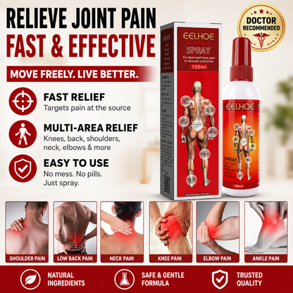 🏃 Joint Care Spray-Spray Away Joint Pain — For Back, Knees, Neck & Beyond-Q1