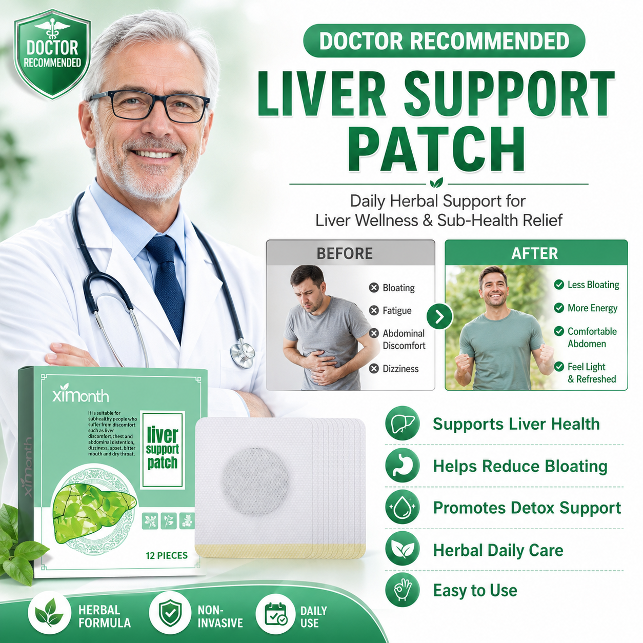 🌙 Liver Support Patch — Detox Your Liver While You Sleep-Q1