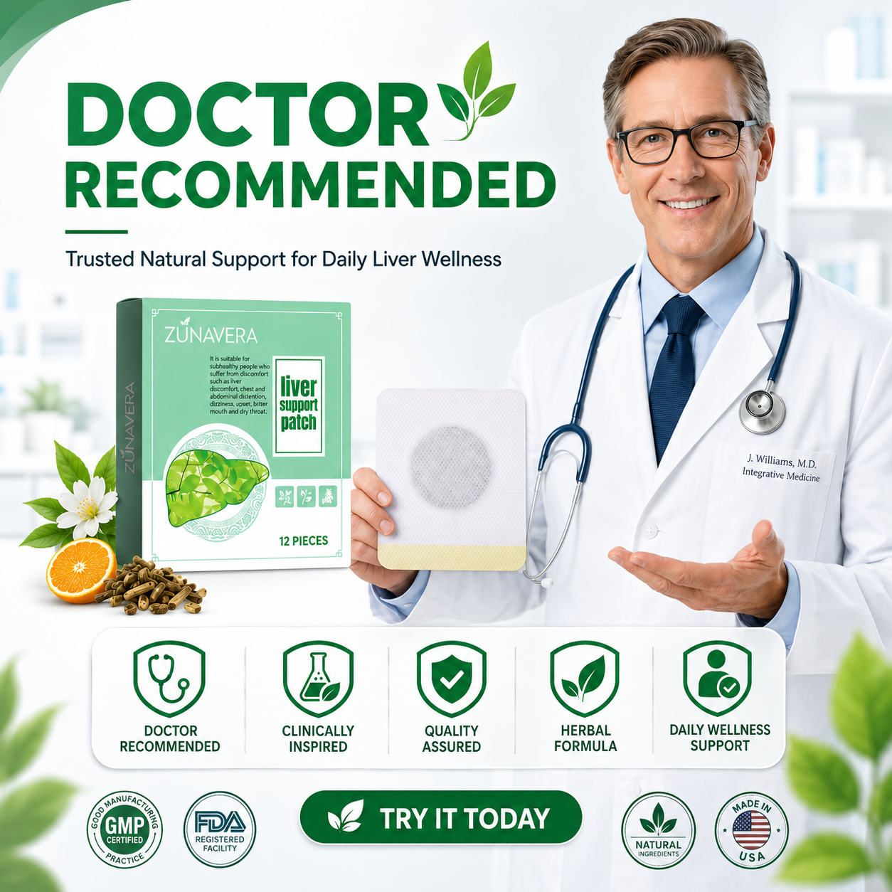 🌿 Liver Support Patch – Natural Herbal Care for Your Liver Health-QE