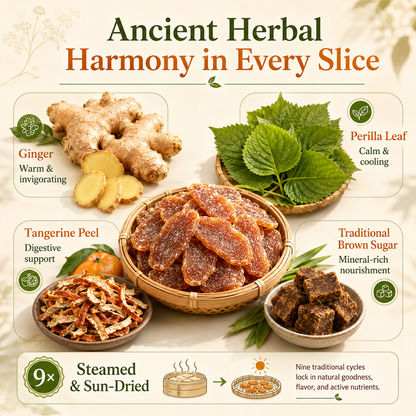 🫚 Perilla Preserved Ginger Slices — No Sugar Added, Just Pure Herbal Goodness-Q1