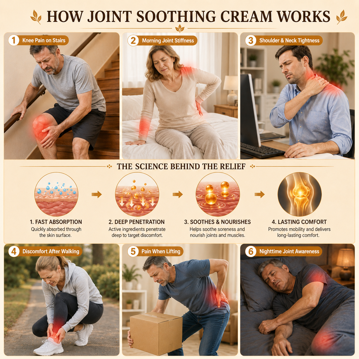 🏃🏻‍♀️ Joint Soothing Cream — Relieve Pain. Restore Flexibility. Rebuild Elasticity-Q1