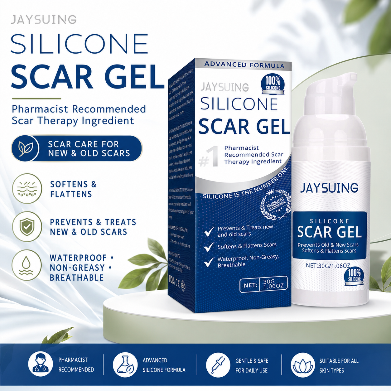 ✨ SILICONE SCAR GEL — Flatten. Soften. Fade.-Q1