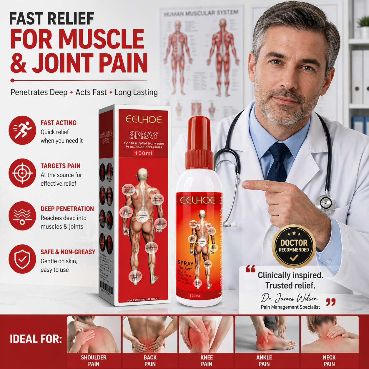 🏃 Joint Care Spray-Spray Away Joint Pain -V