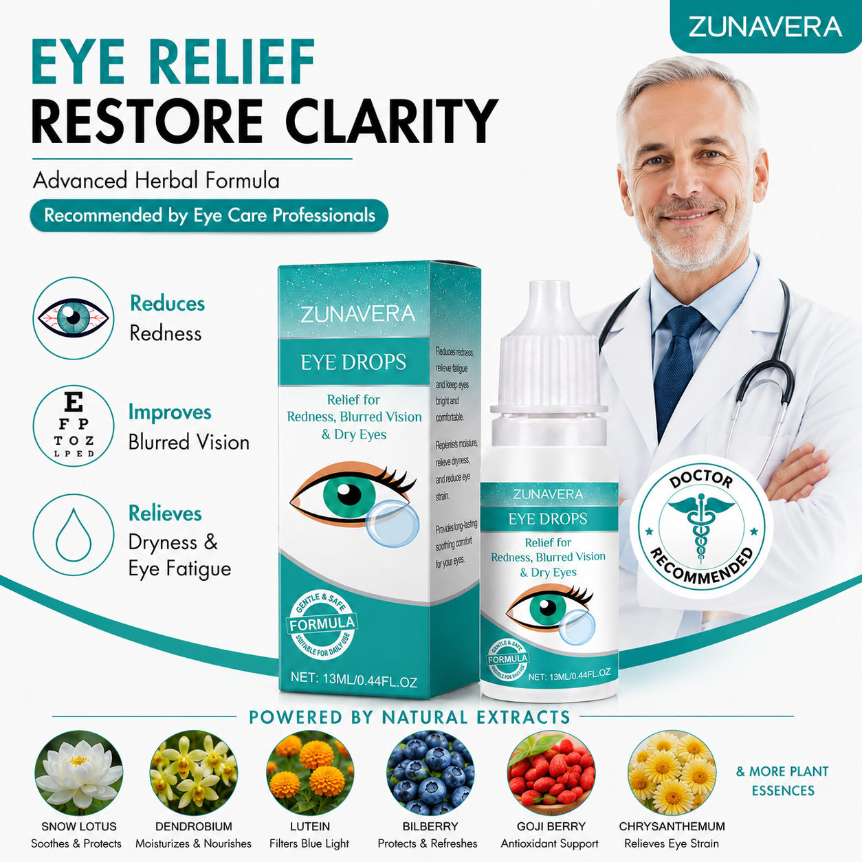 👁️ Clearer Vision Starts Here — Relieve Blurry Eyes with Soothing, Nourishing Drops）-V